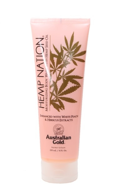 Hemp Nation White Peach Hibiscus Body Wash